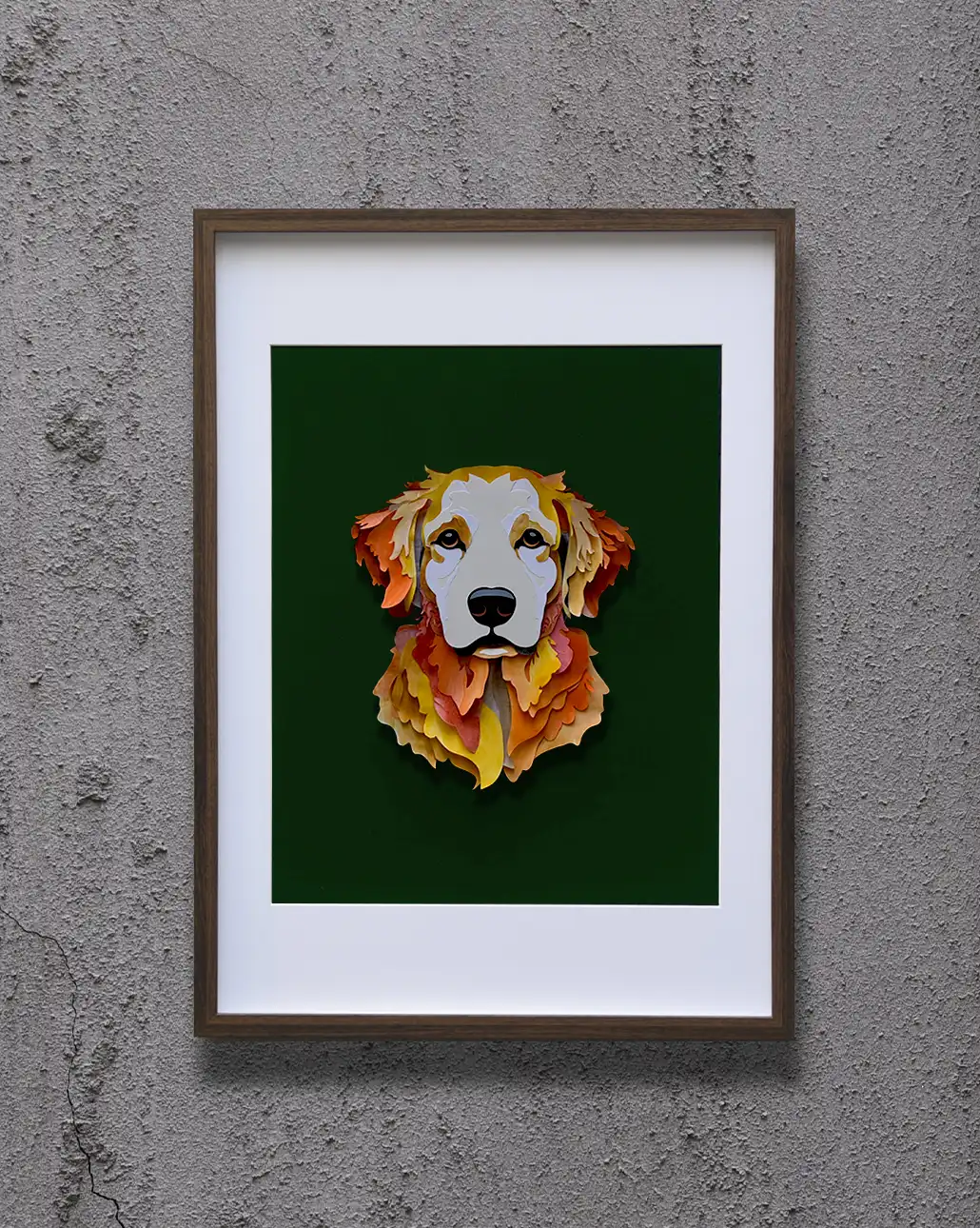 modern sanat eseri golden katmanlı suluboya tablosu