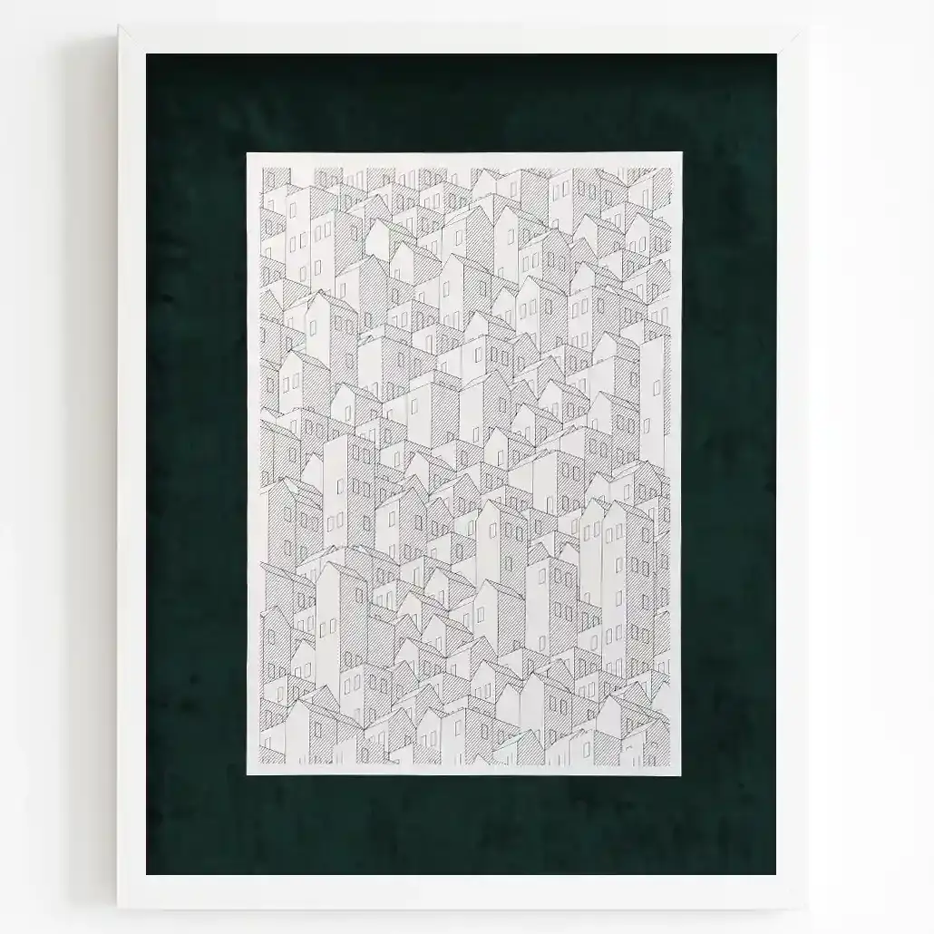 ev yığınları algoritmik sanat plotter kalemle çizim